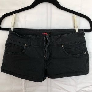 Simple black shorts